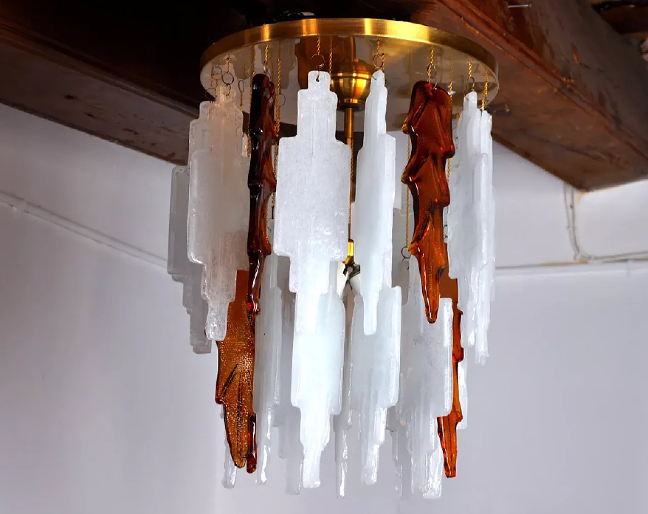 Poliarte chandelier by Albano Poli, 1970s 2