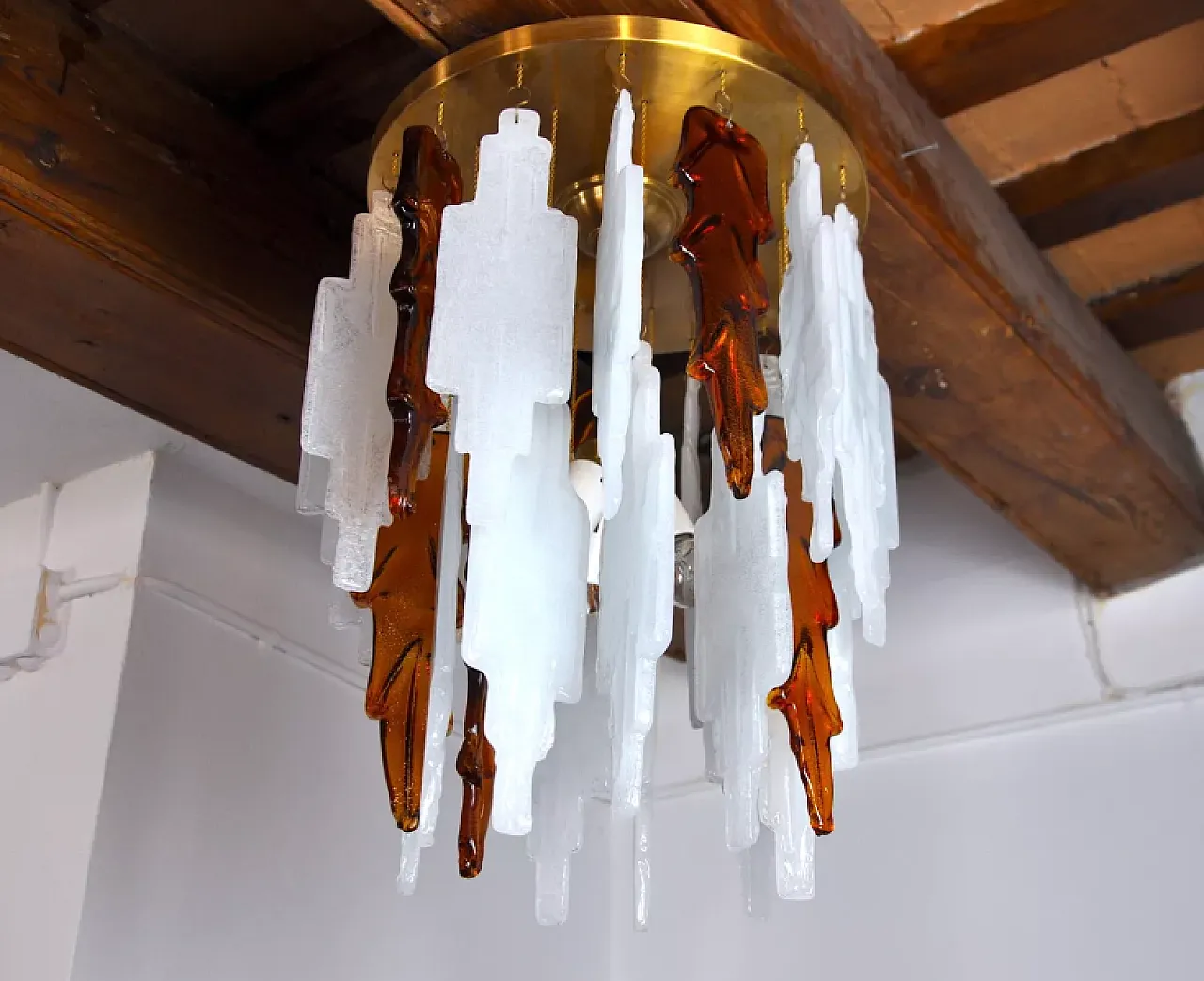 Poliarte chandelier by Albano Poli, 1970s 8