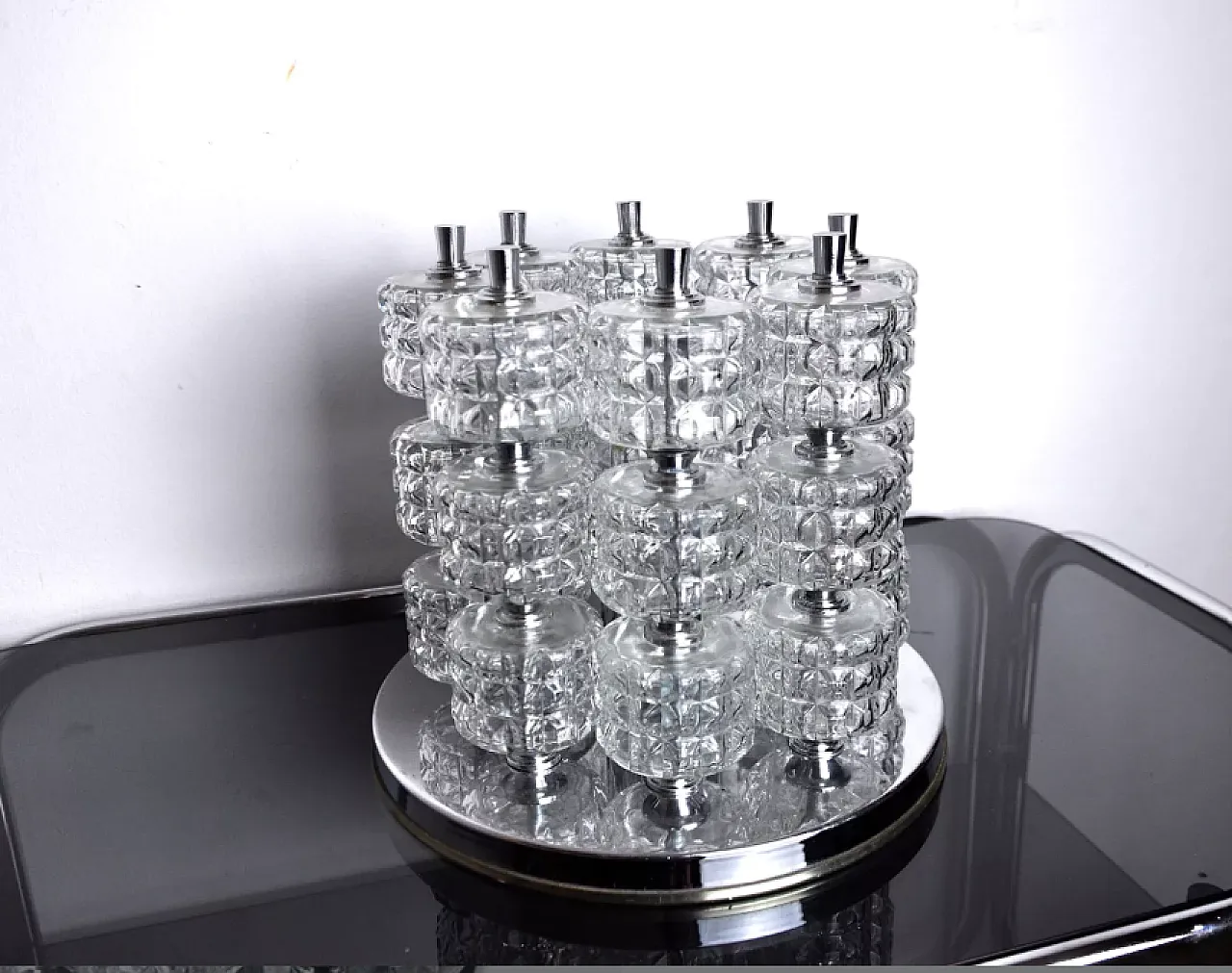 Sciolari spiral lamp, 1970s 4