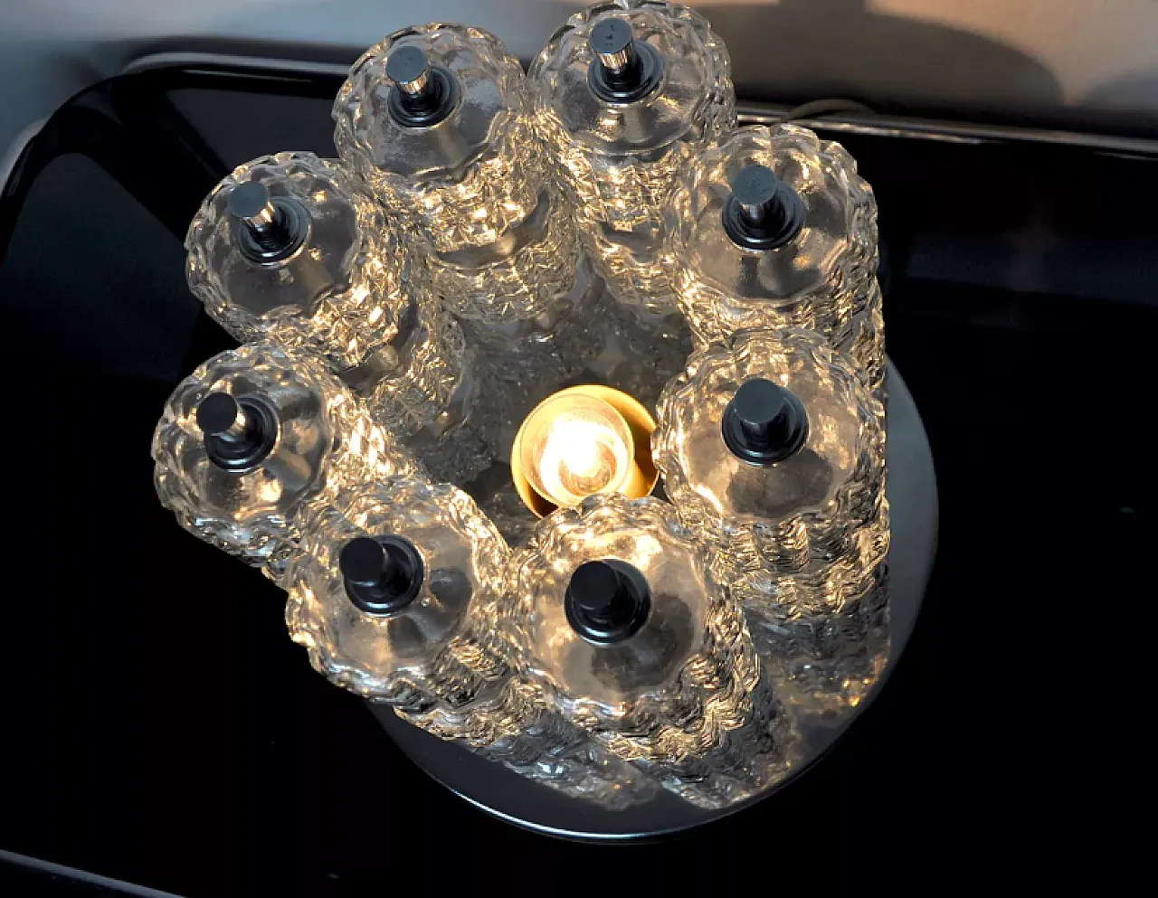 Sciolari spiral lamp, 1970s 8