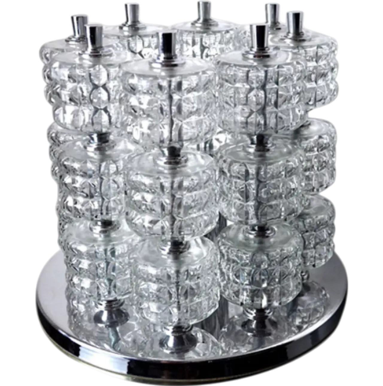 Sciolari spiral lamp, 1970s 9