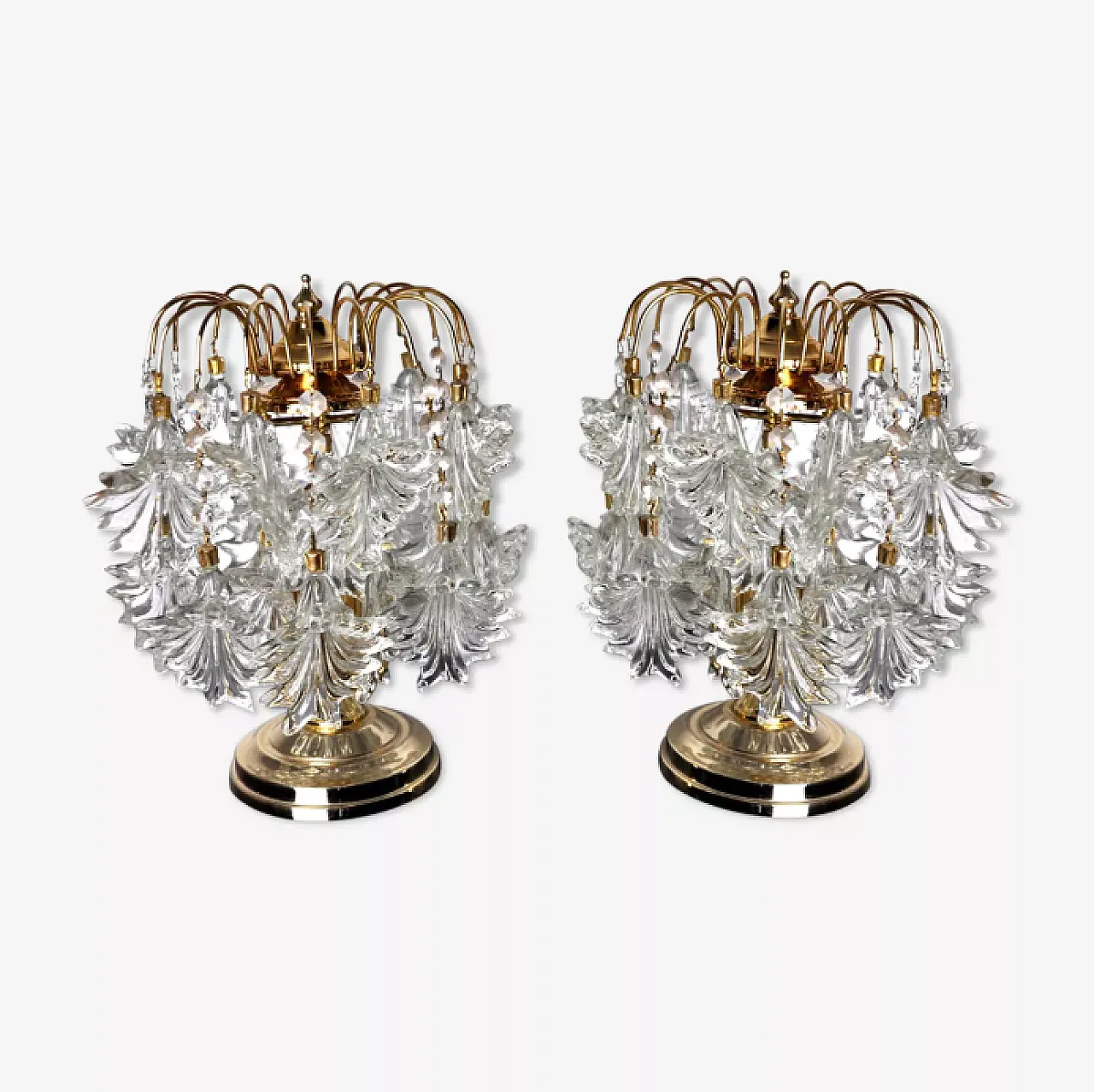 Pair of Kinkeldey lamps, 1970s 1