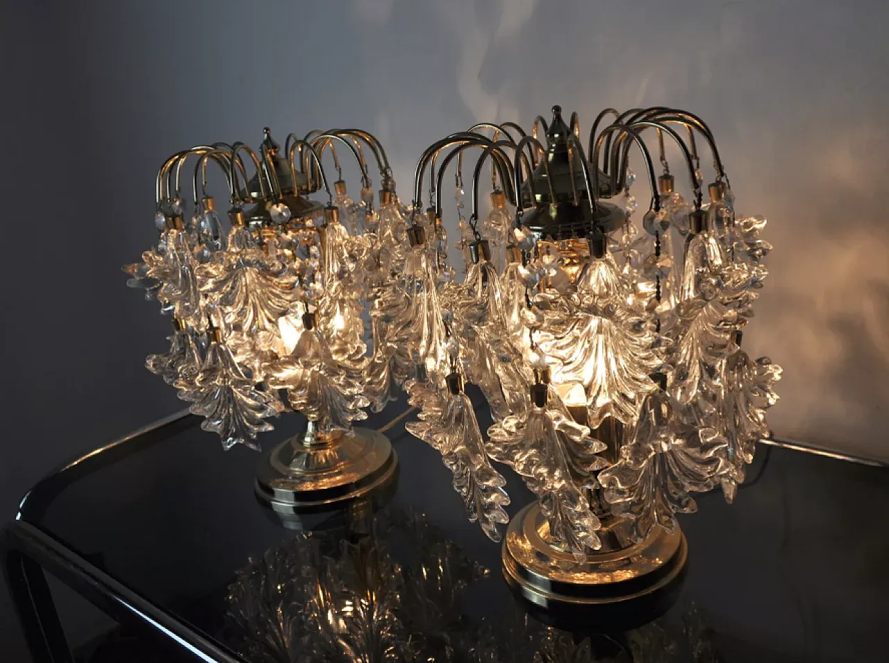 Pair of Kinkeldey lamps, 1970s 8