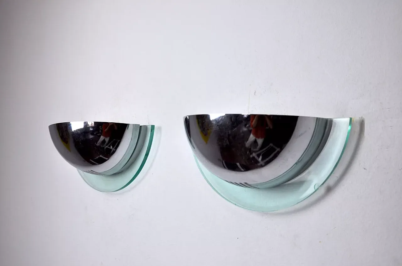 Pair of GS wall lights, 1970s 3