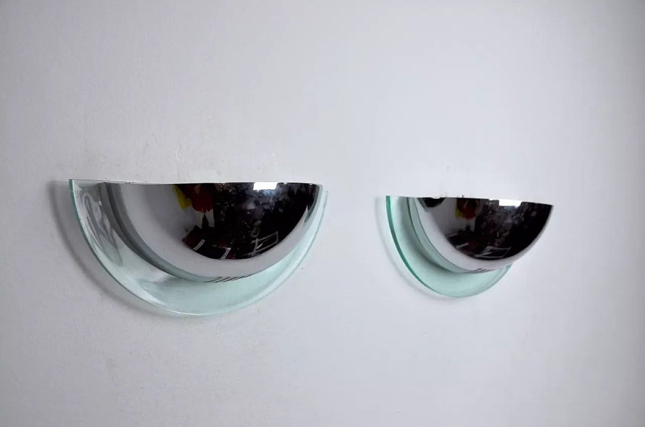 Pair of GS wall lights, 1970s 4