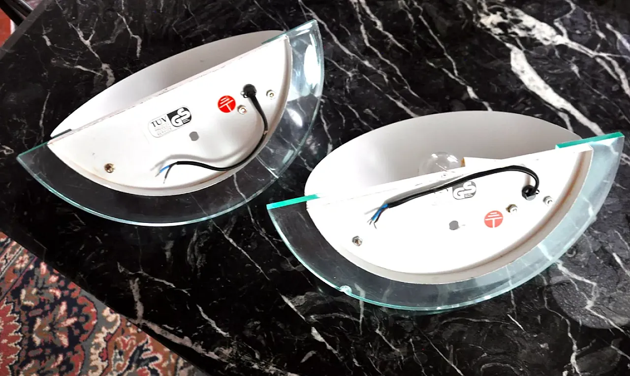 Pair of GS wall lights, 1970s 7