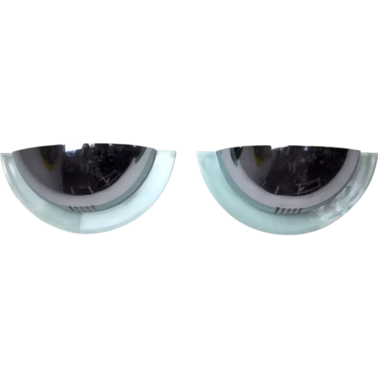 Pair of GS wall lights, 1970s 8