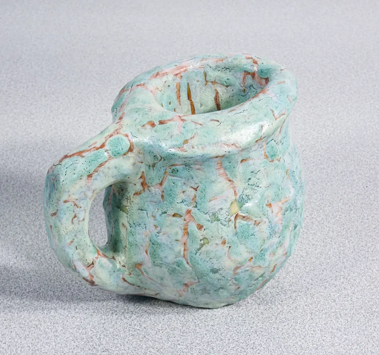 Brocca in ceramica smaltata di Lenci, anni '40 1
