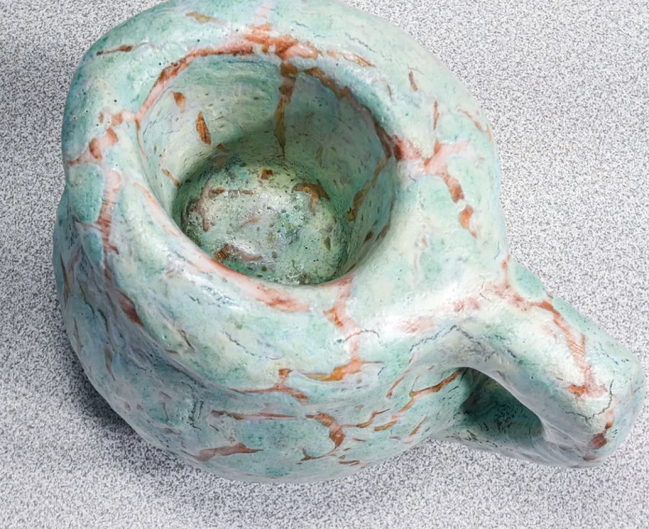 Brocca in ceramica smaltata di Lenci, anni '40 9