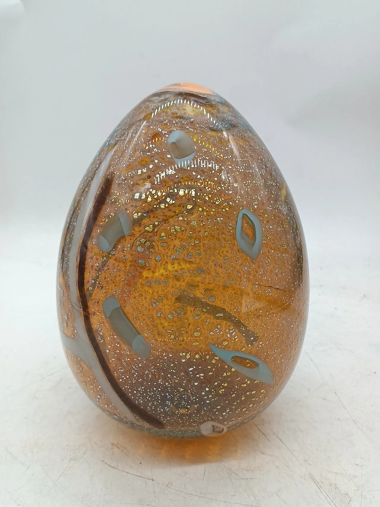 Large Murano glass egg, 1960s 8