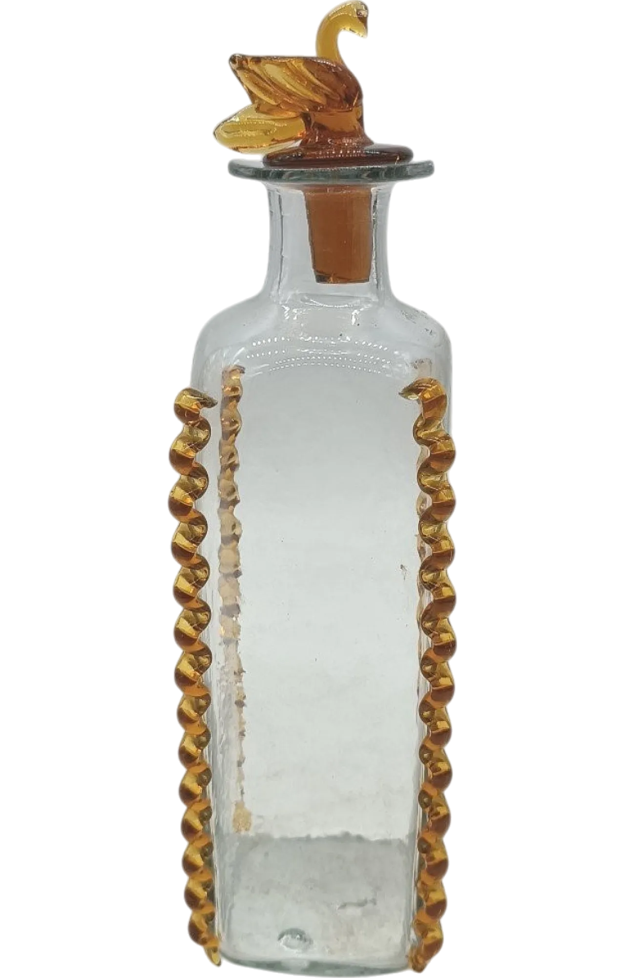 Murano glass bottle, early 20th century 8