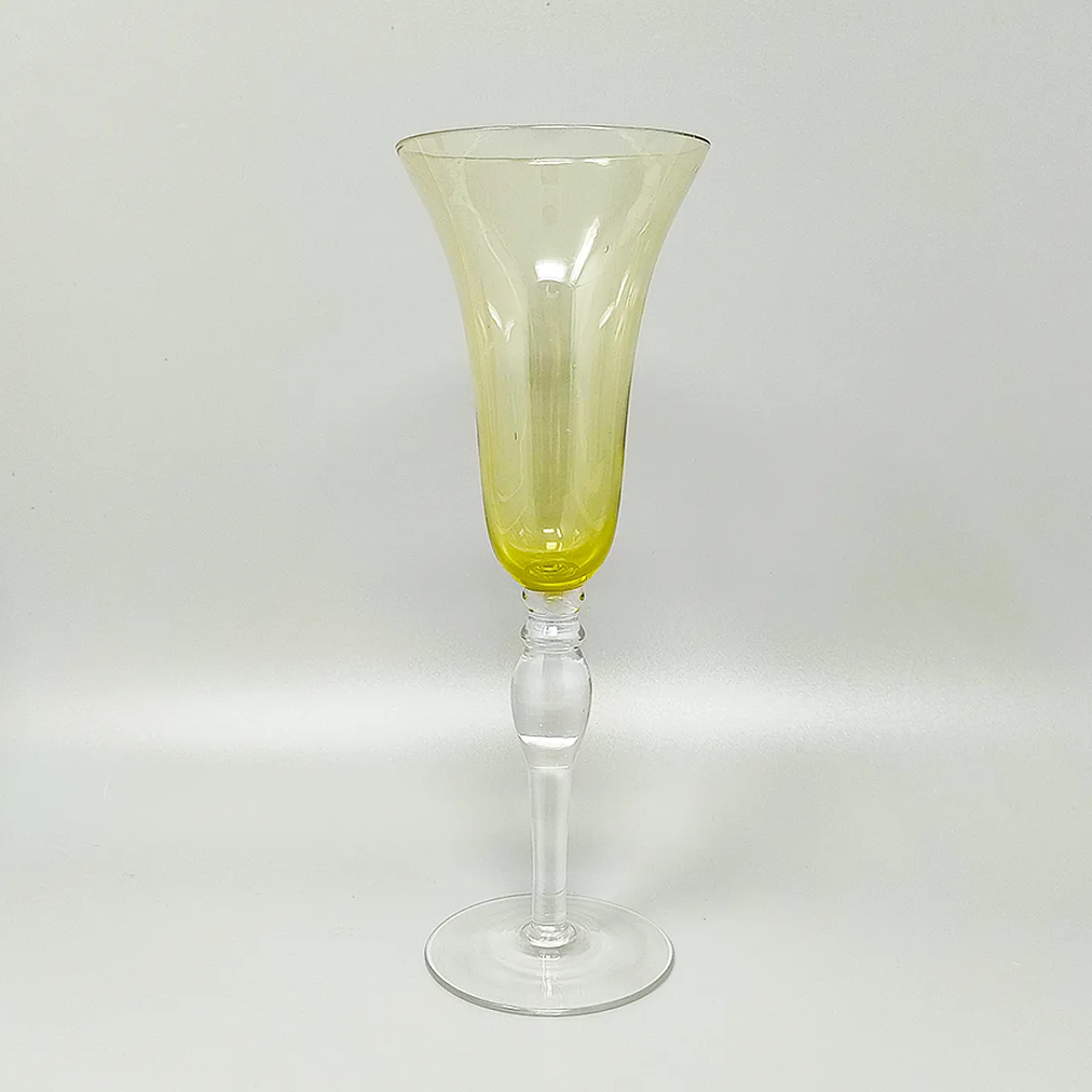 6 colored Murano glasses, 1960s 6