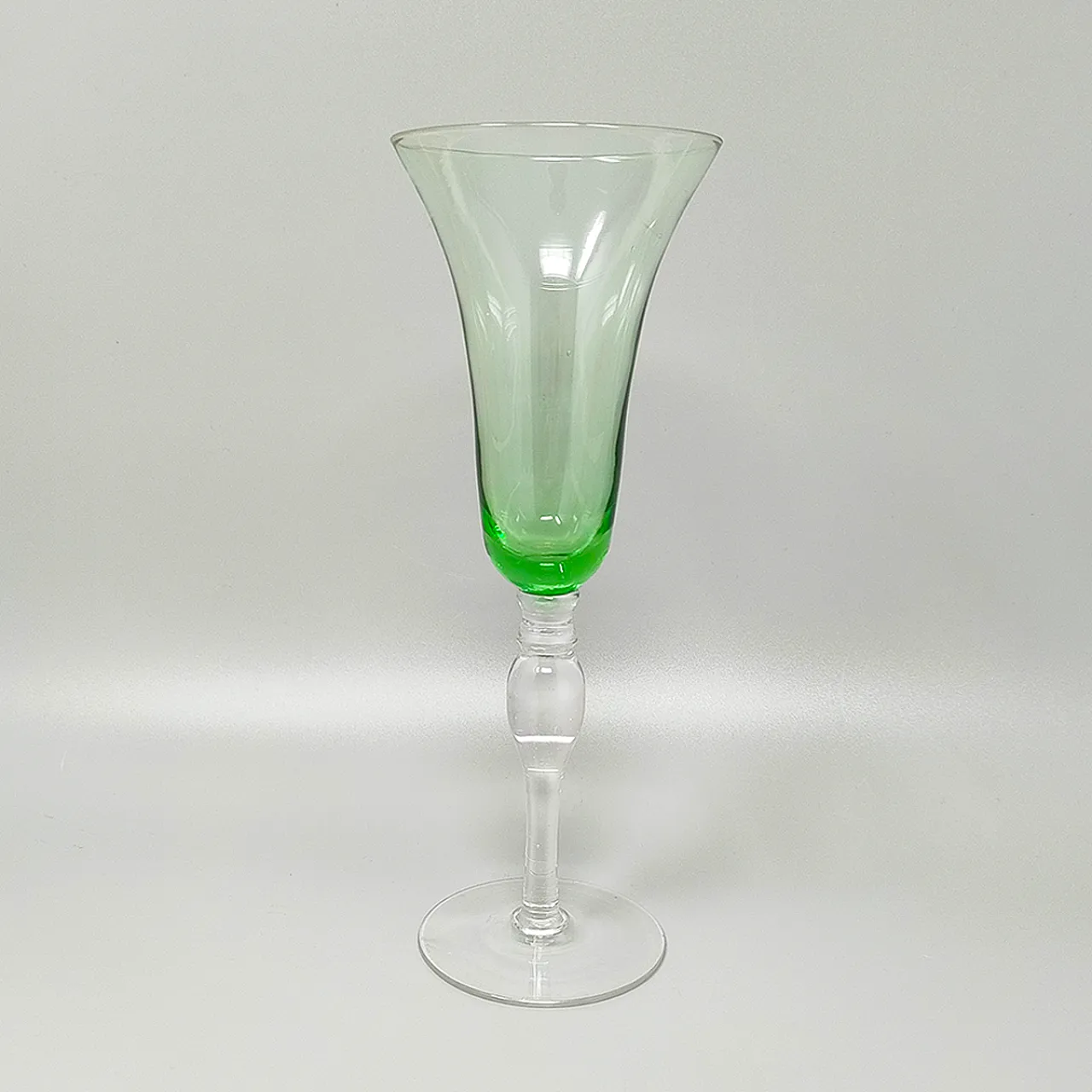 6 colored Murano glasses, 1960s 7