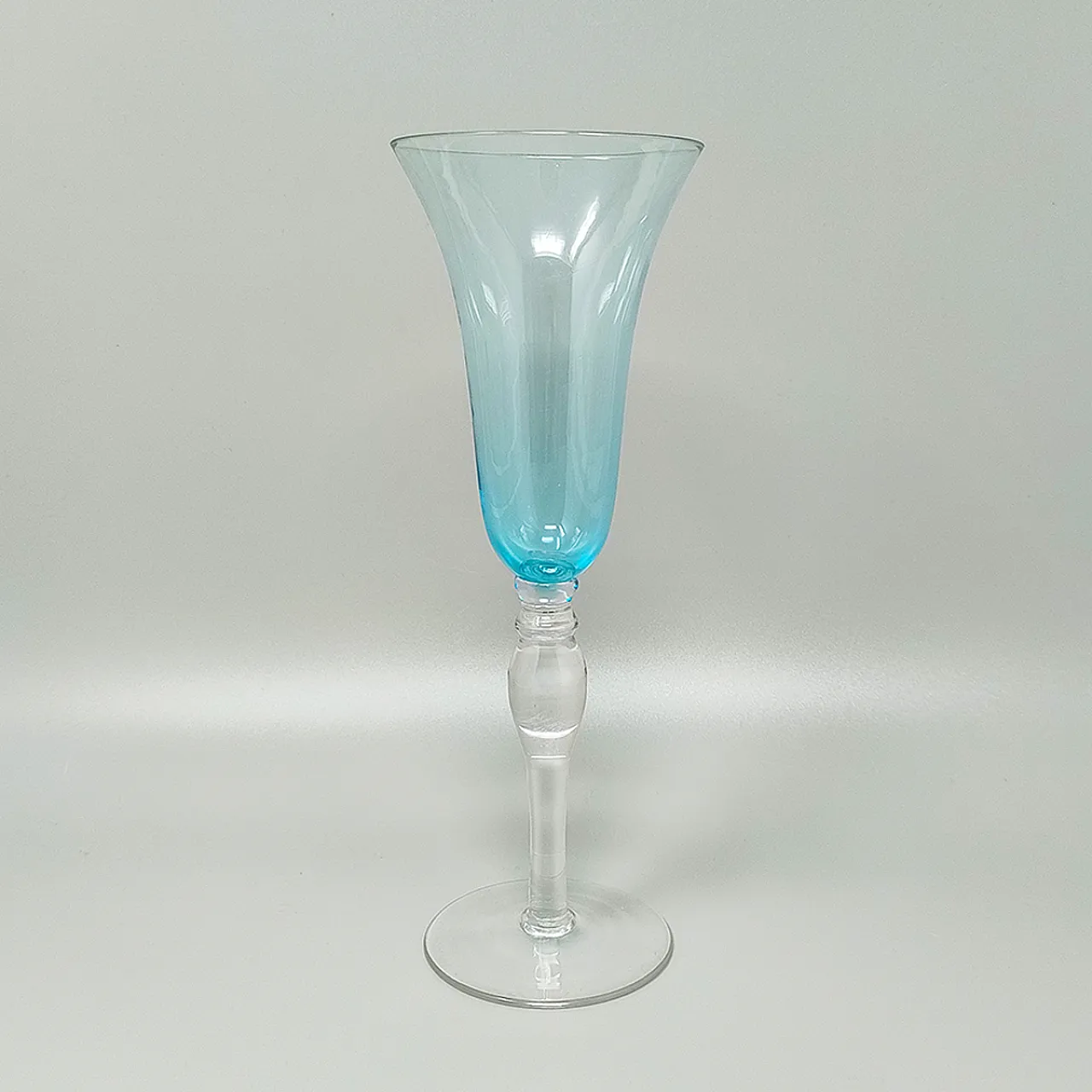 6 colored Murano glasses, 1960s 8