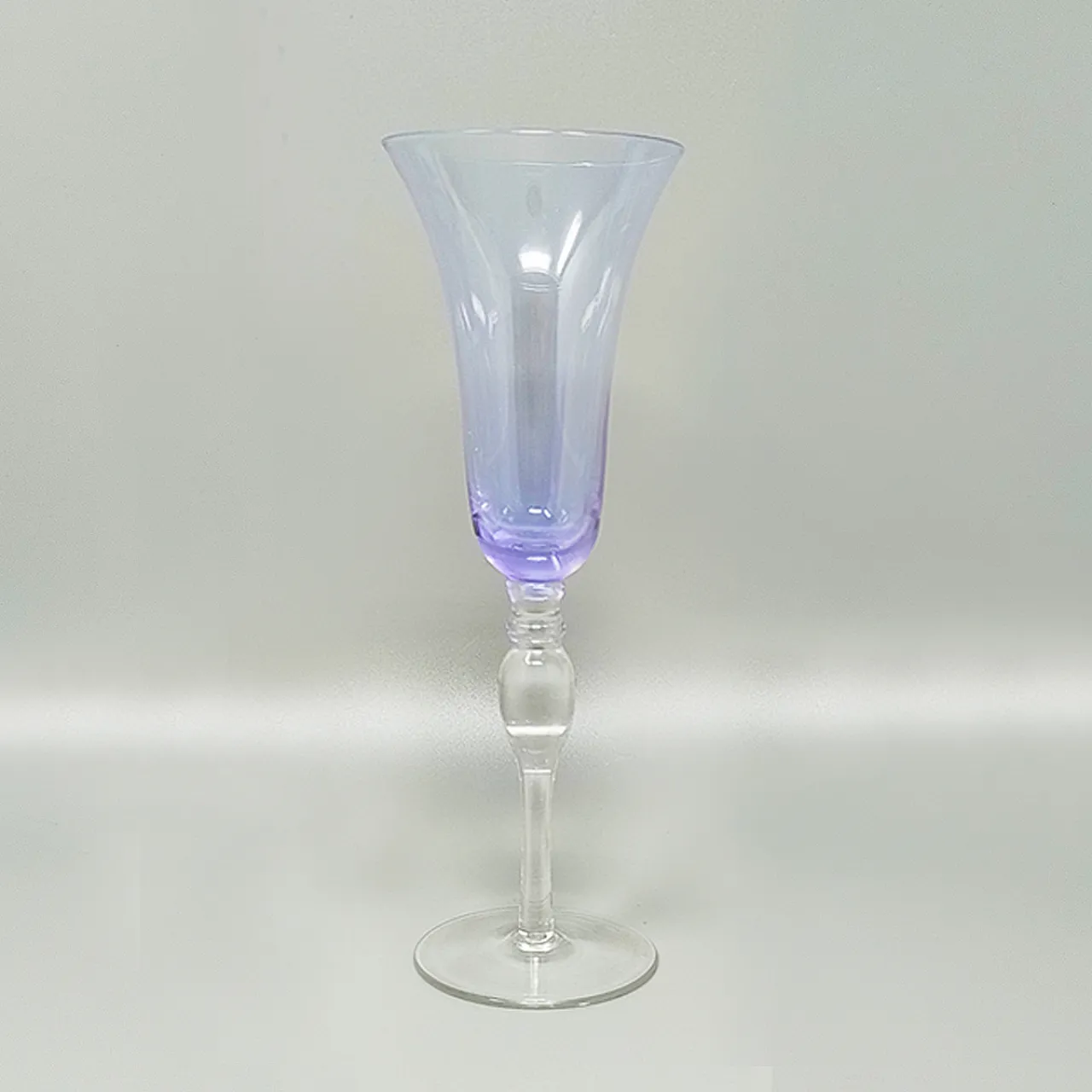 6 colored Murano glasses, 1960s 9