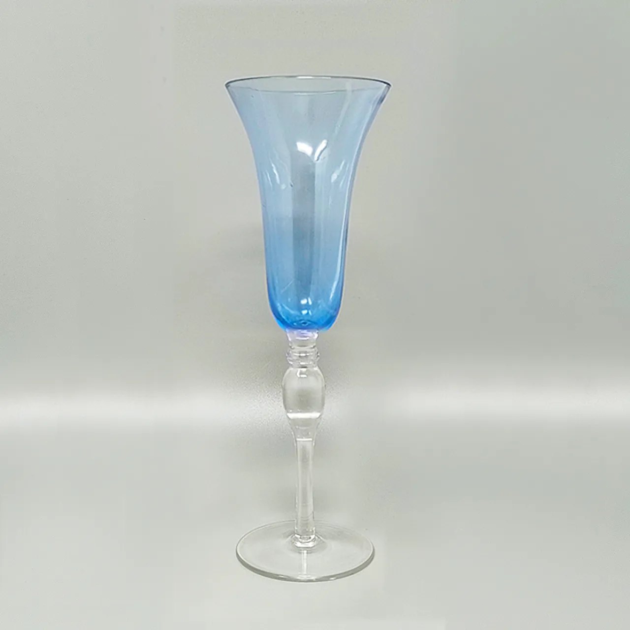 6 colored Murano glasses, 1960s 10