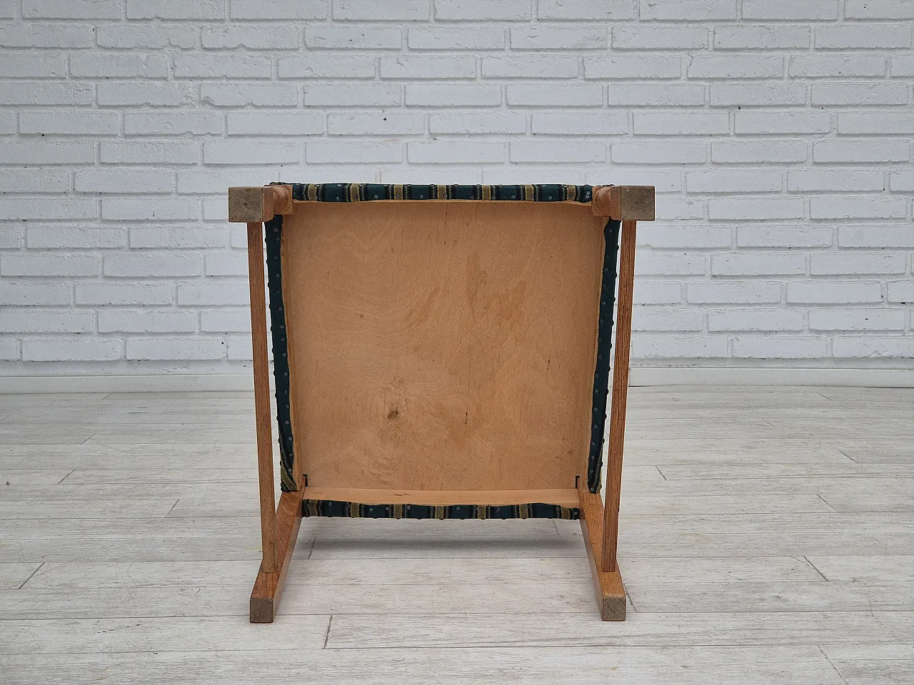 6 Danish dining chairs oak wood, 70s 16