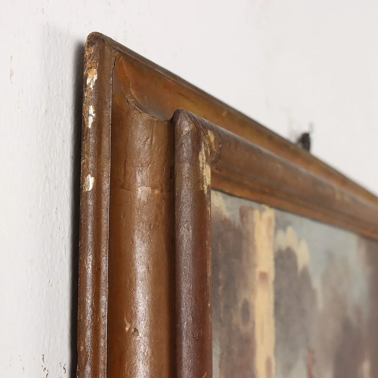 Battle scene, oil on canvas, 18th century 8