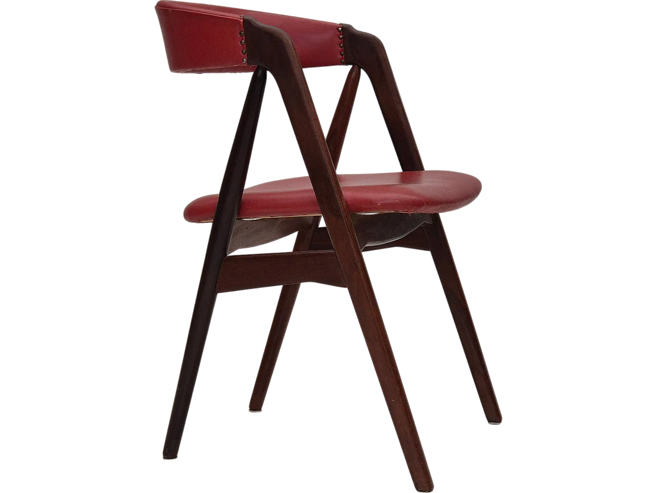 Danish chair by Farstrup solid teak wood, 1960s 20