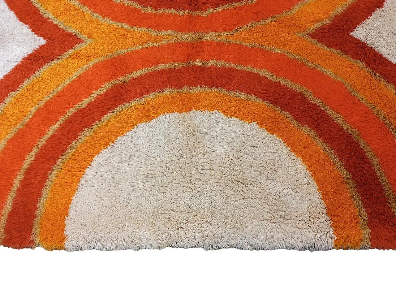 Tappeto Danese RYA in lana di Hojer Eksport Wilton anni ‘70 13