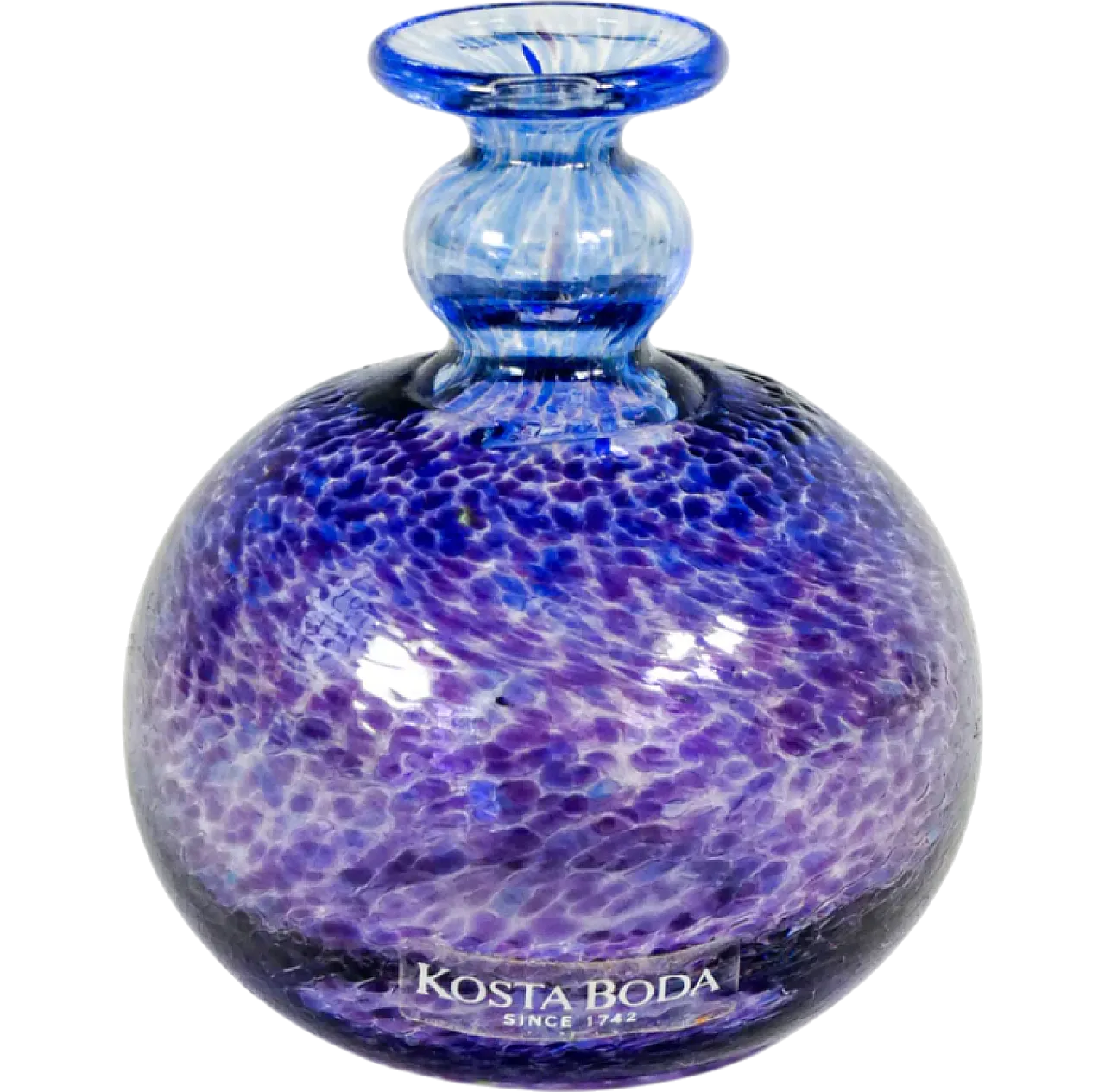 Blown glass vase by Bertil Vallien for Kosta Boda, 1980s 6