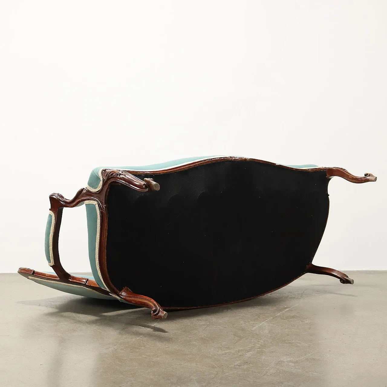 Divano stile Rococò in mogano, inizio '900 8