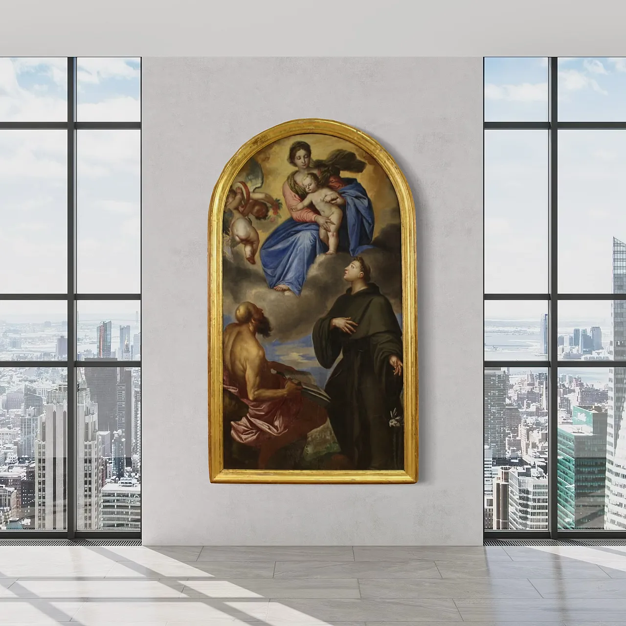 Grande pala d'altare di scuola veneta, fine '600 6