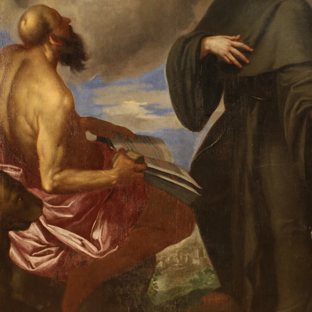 Grande pala d'altare di scuola veneta, fine '600 12