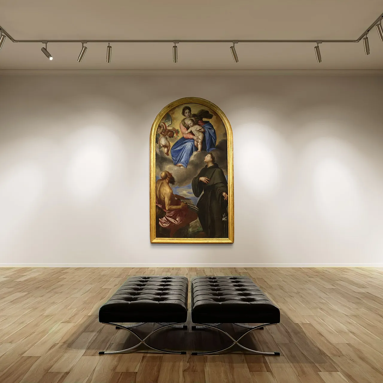 Grande pala d'altare di scuola veneta, fine '600 13