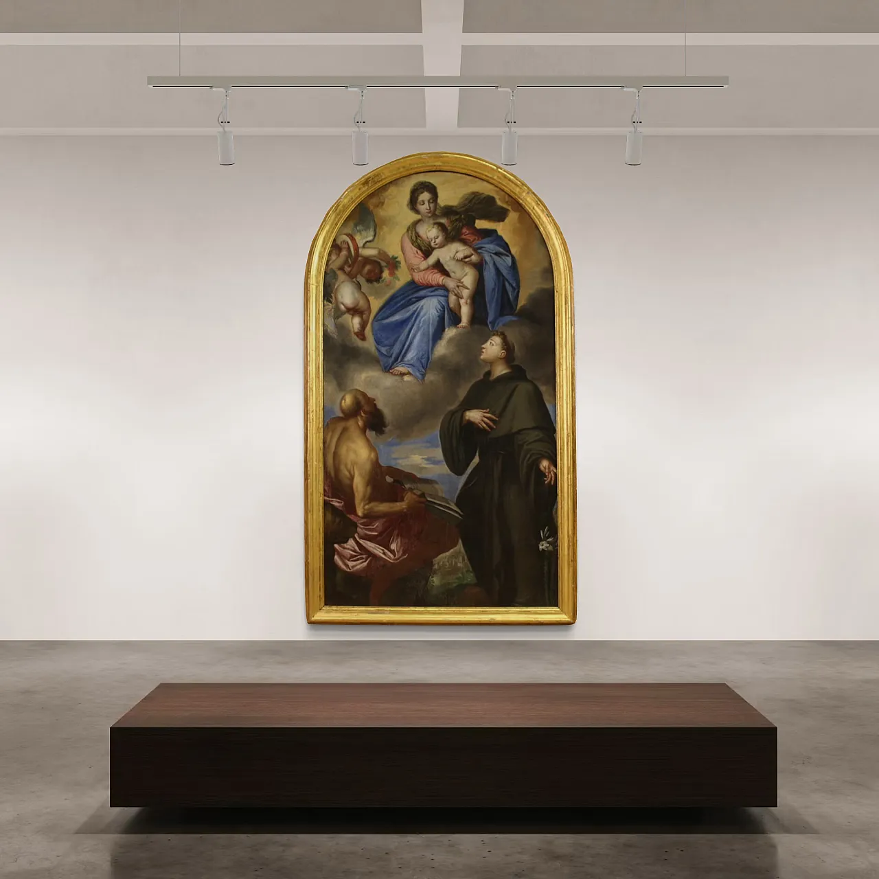 Grande pala d'altare di scuola veneta, fine '600 15