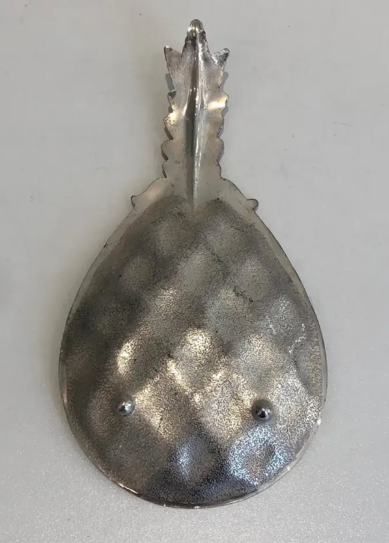 Videopoche ad ananas placcata in argento, anni '70 7