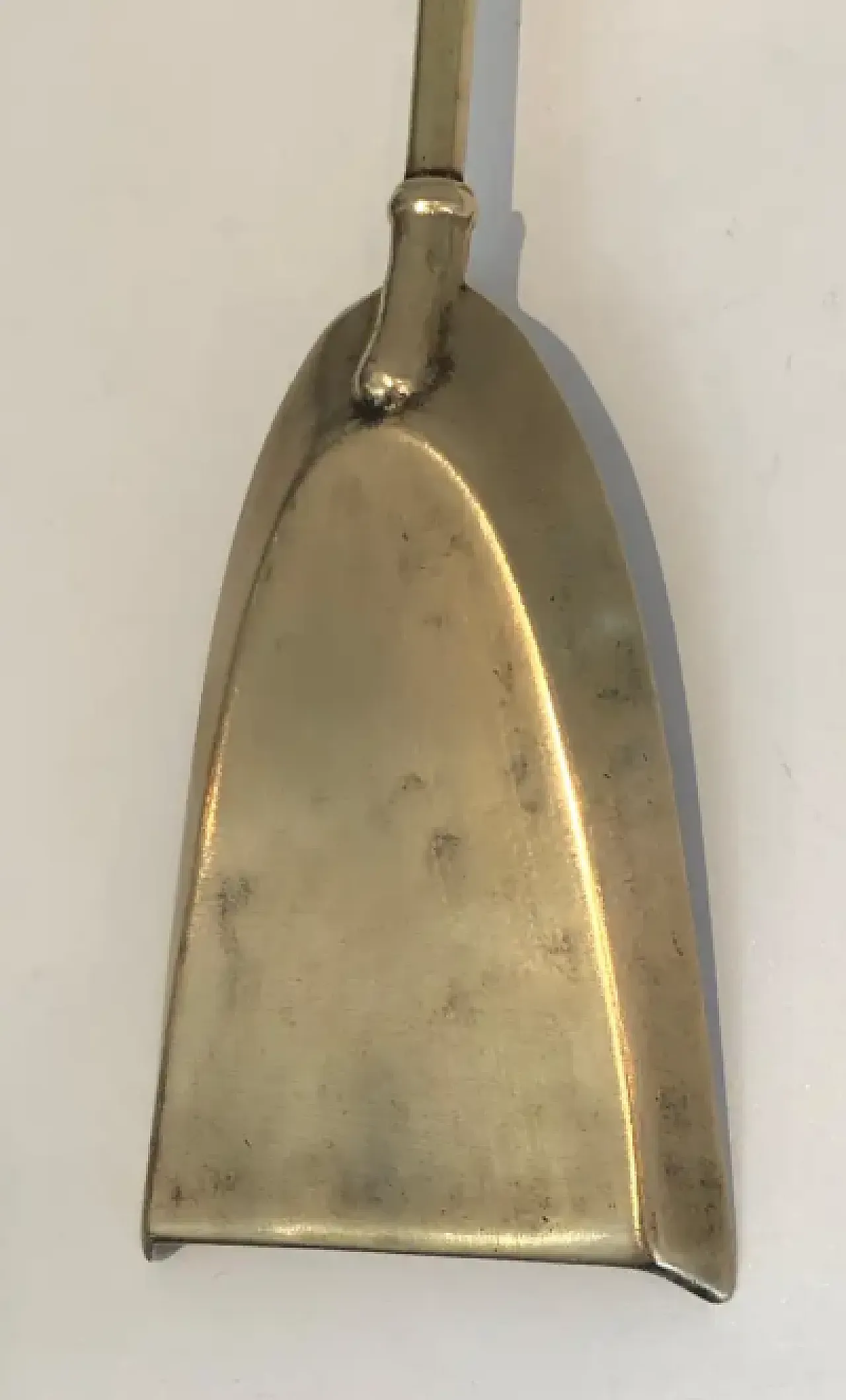 Attrezzi da camino in ottone con teste di anatra, anni '60 14