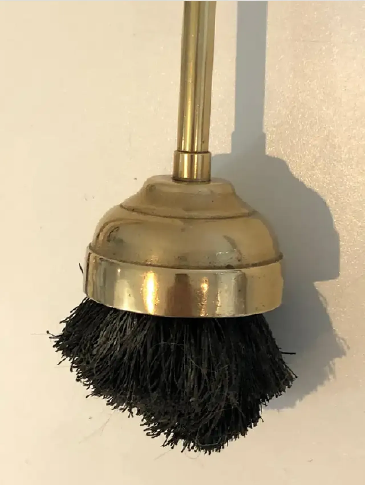 Attrezzi da camino in ottone con teste di anatra, anni '60 15