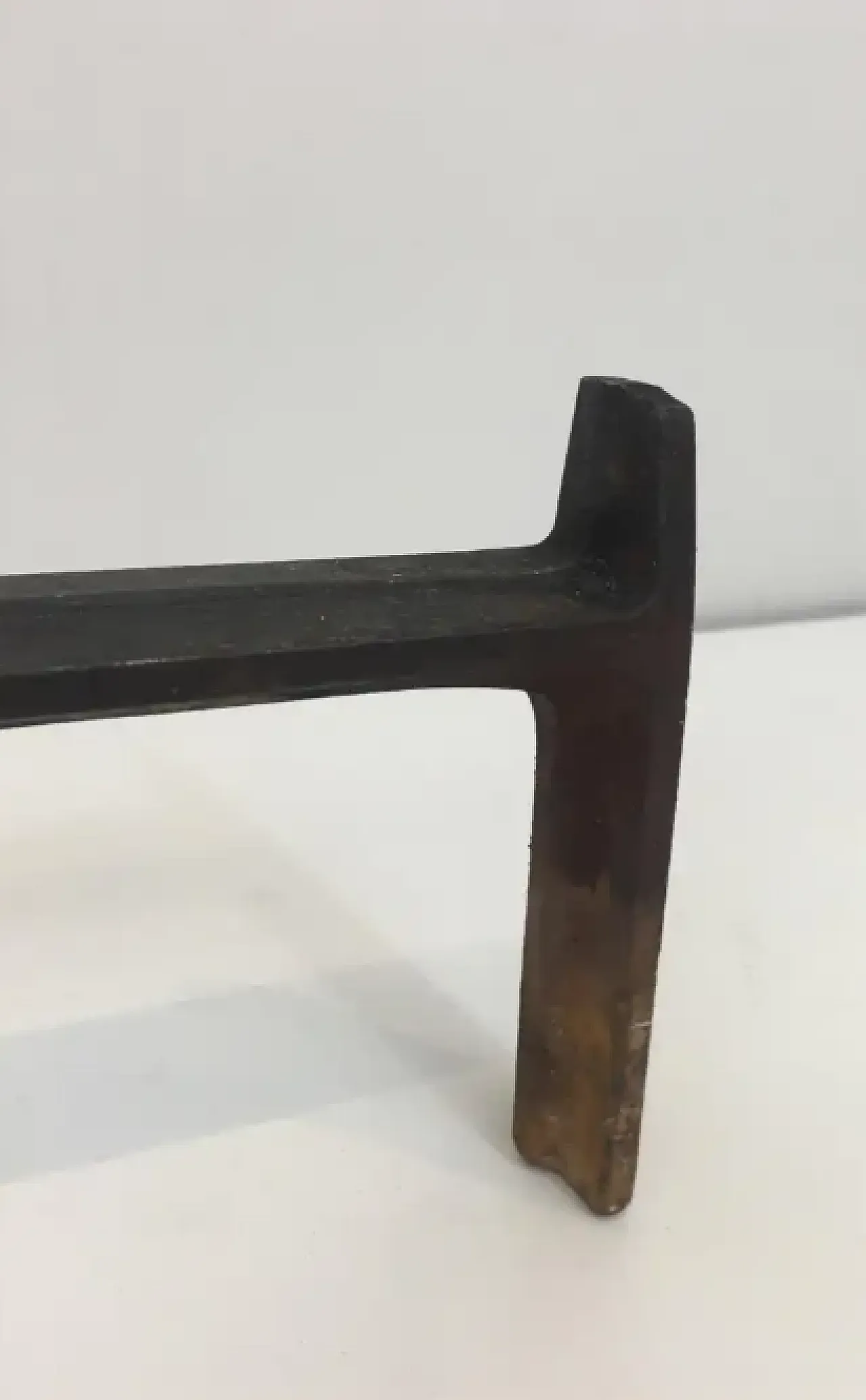 Coppia di Androni modernisti in ottone, anni '70 15