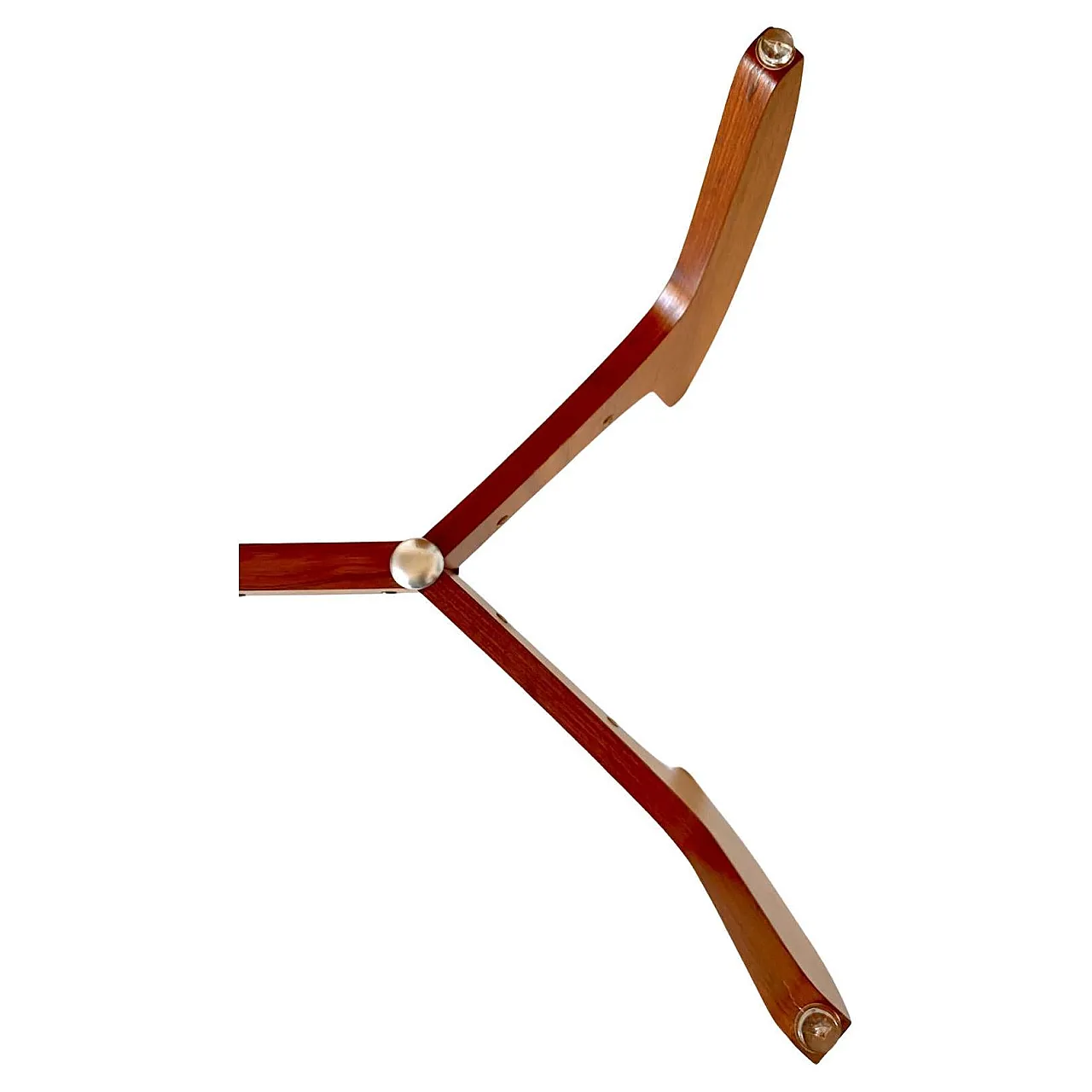 Grande tavolino da salotto in legno di noce, Italia anni 60 7