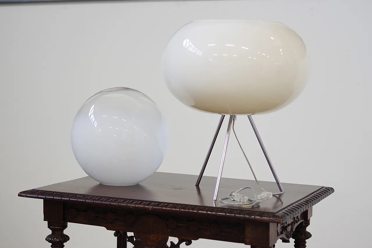Vintage Rice Paper and Steel Lamp by Saskia Hübner, Italy, 2000s 8