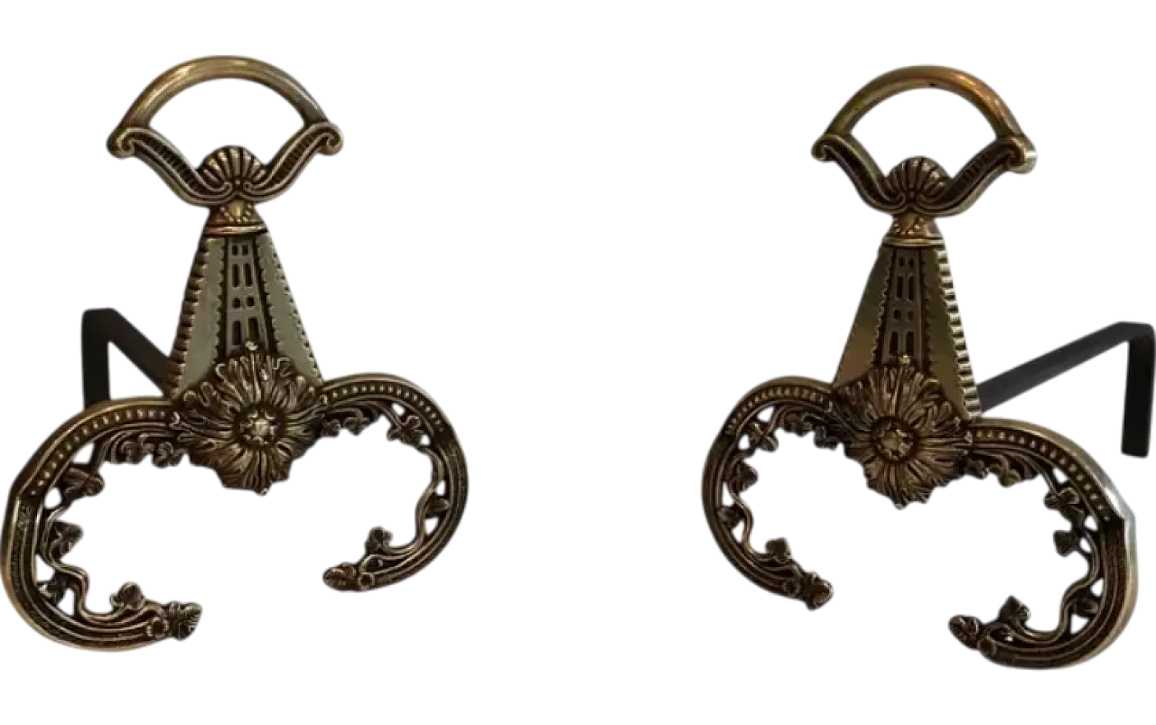 Coppia di Androni in bronzo in stile Neoclassico, primo '900 9