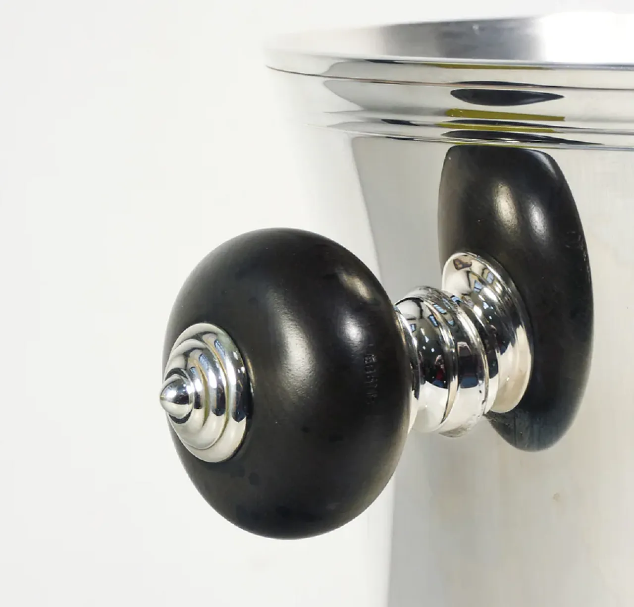 Glacette in metallo laminato argento di Christofle, anni '90 4