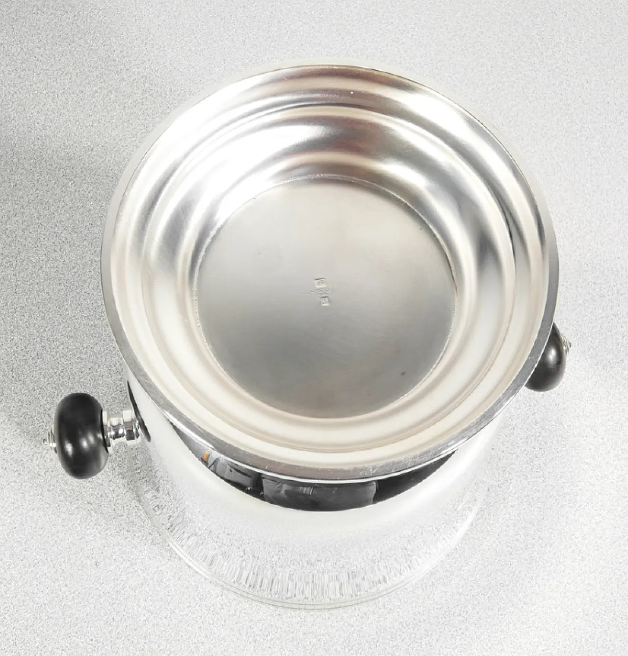 Glacette in metallo laminato argento di Christofle, anni '90 5