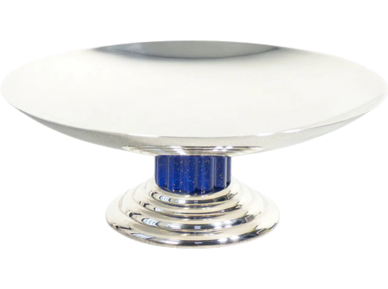 Alzata in metallo argentato di Puiforcat Emile, anni '90 7