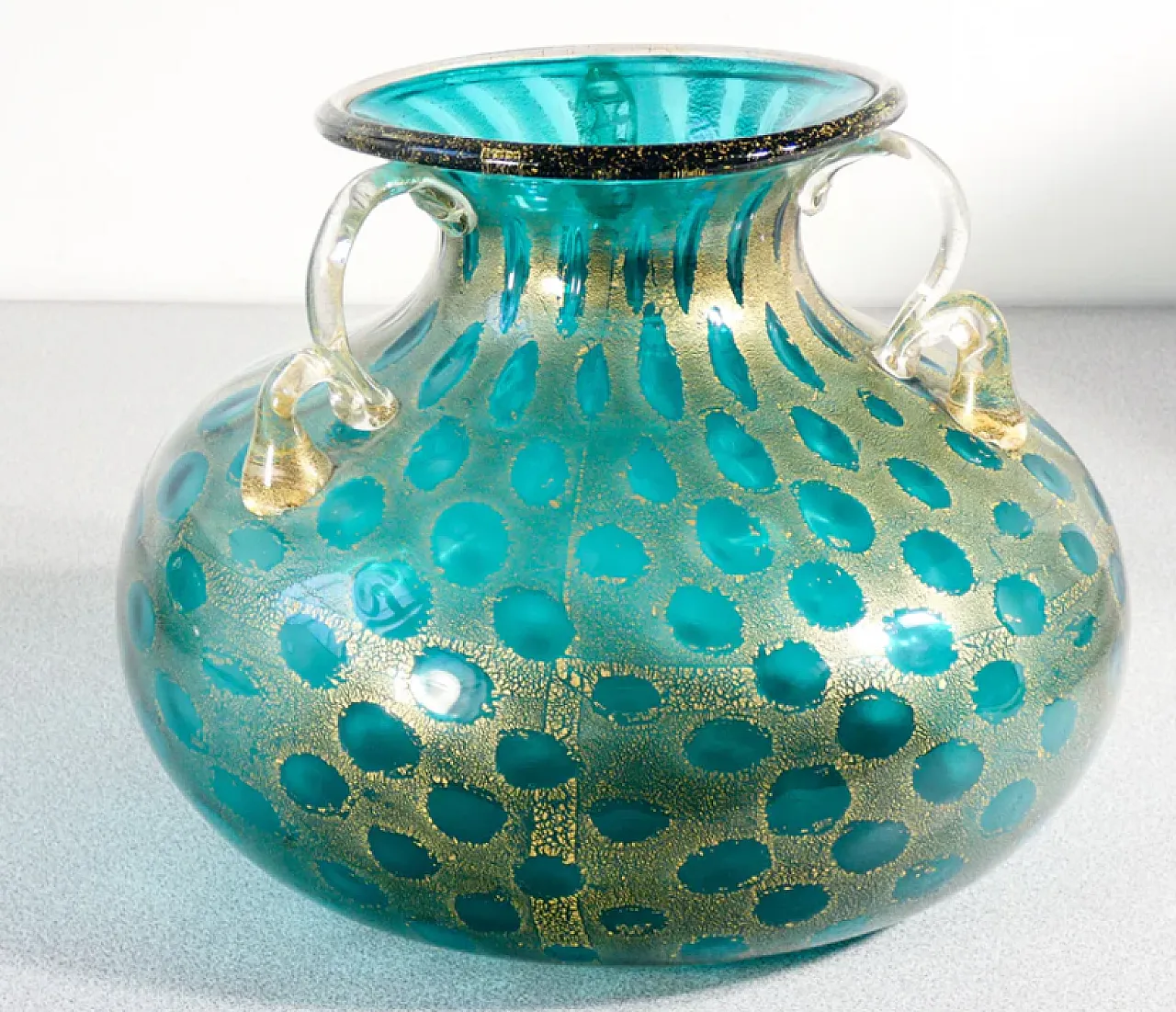 Coppia di abat jour in vetro di Murano di La Murrina, anni '80 4