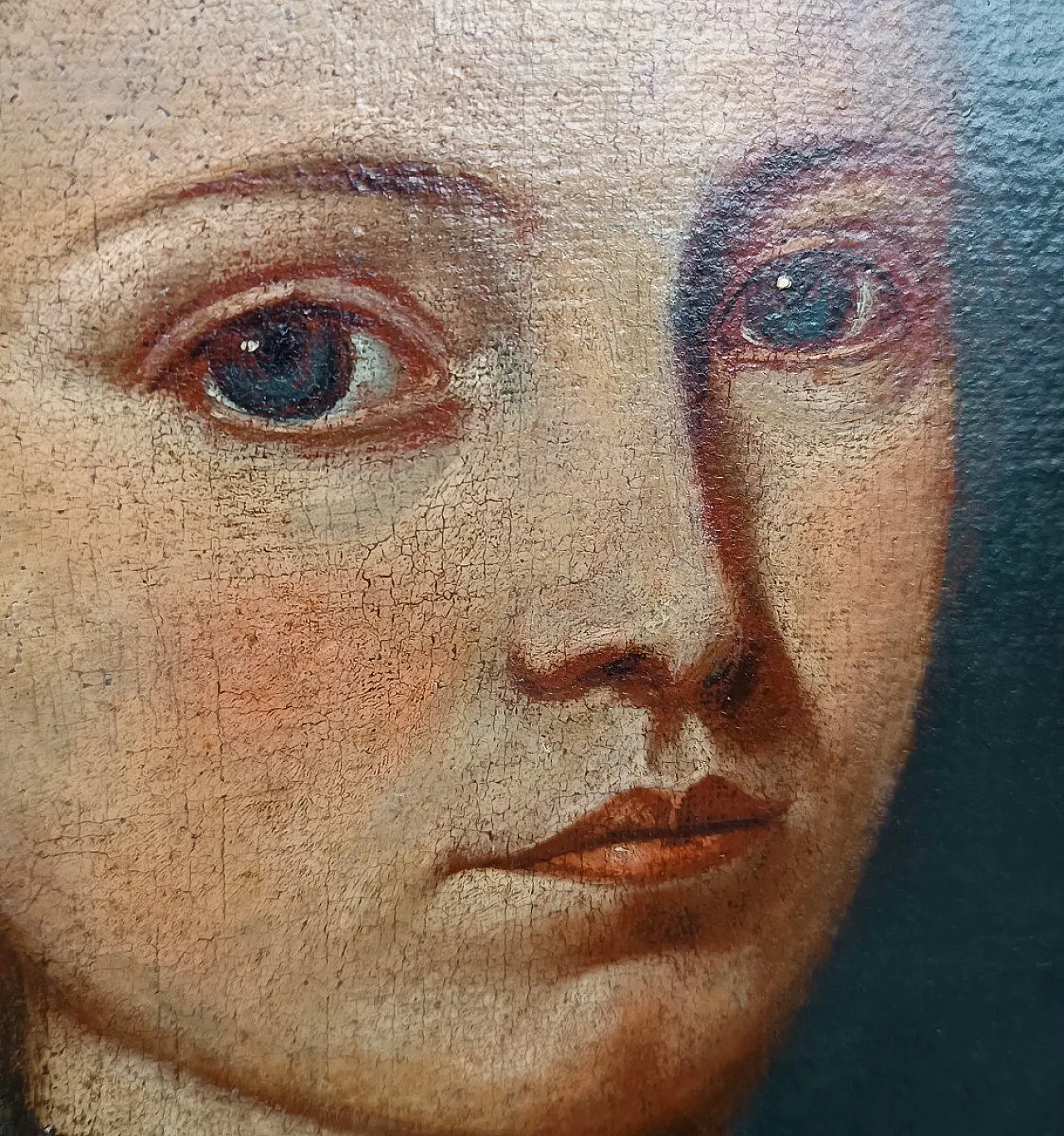 Portrait of a Woman with a Pearl Necklace, oil on canvas, 18th century 9