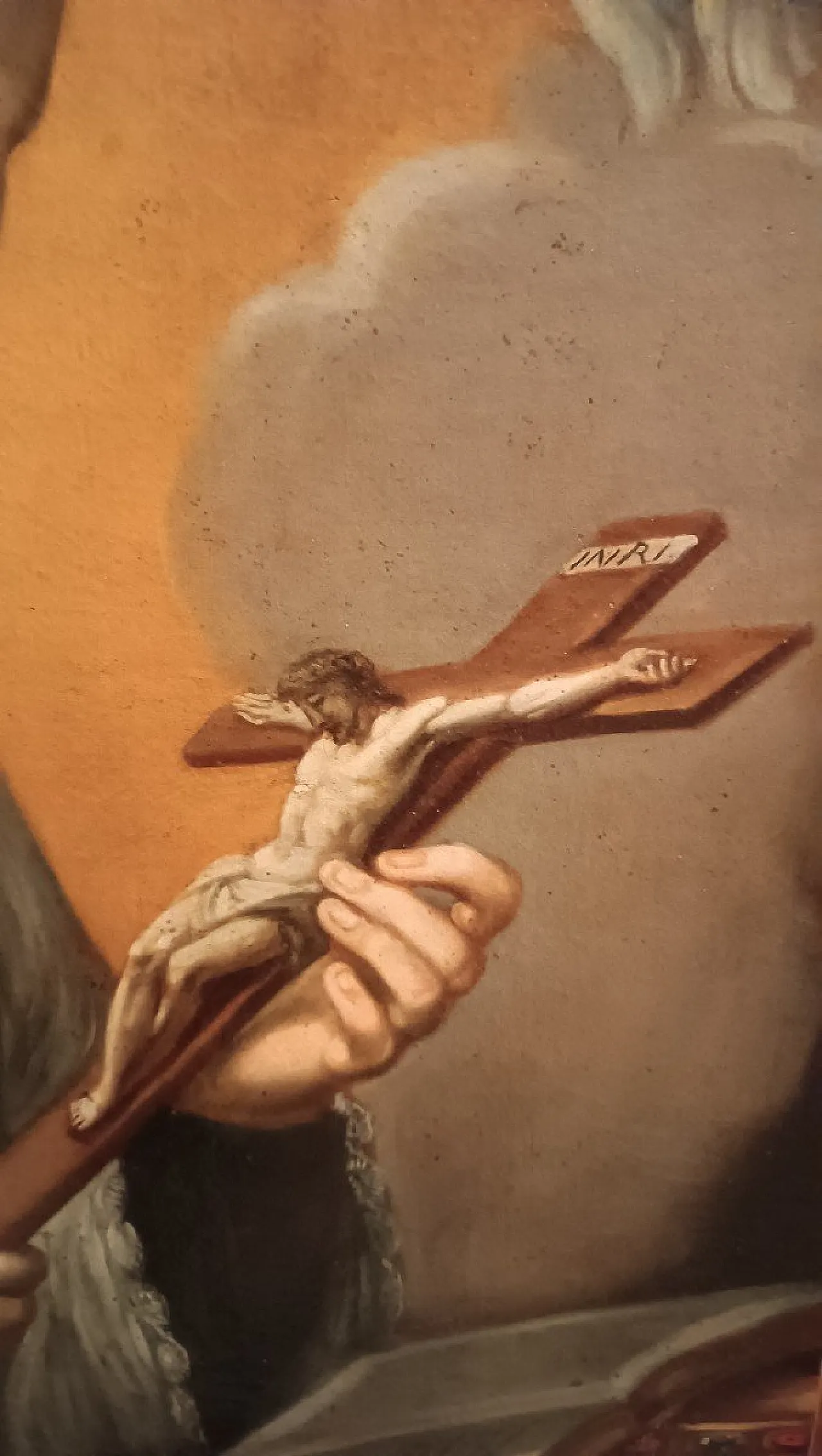 San Luigi Gonzaga con crocifisso, olio su tela, '700 5
