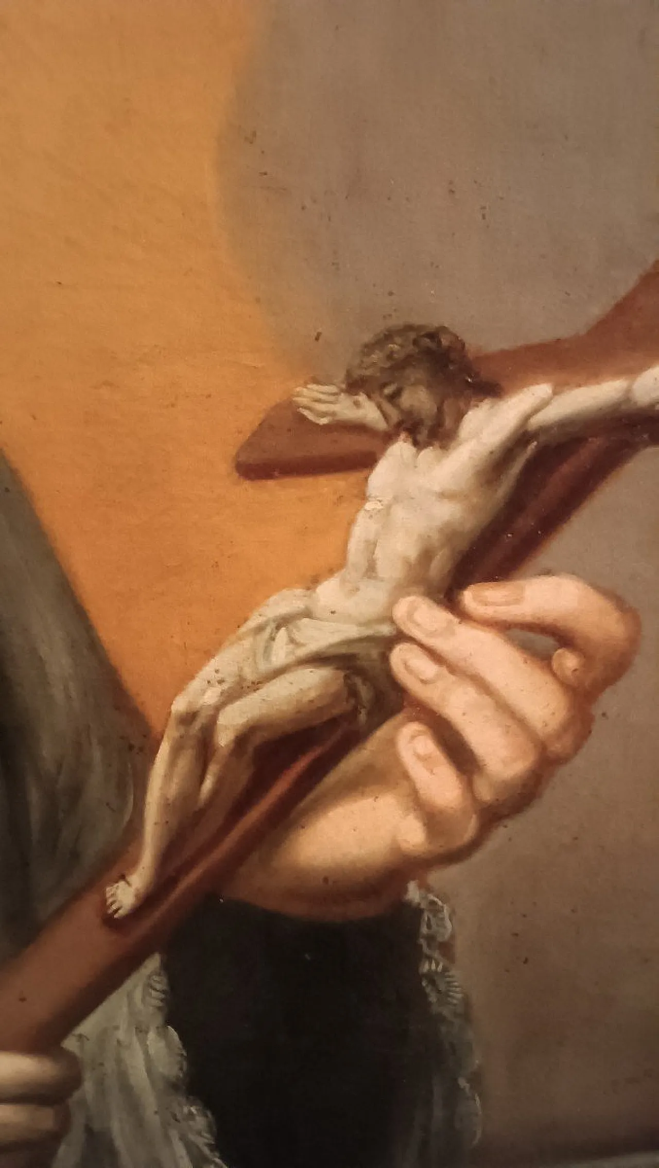 San Luigi Gonzaga con crocifisso, olio su tela, '700 6