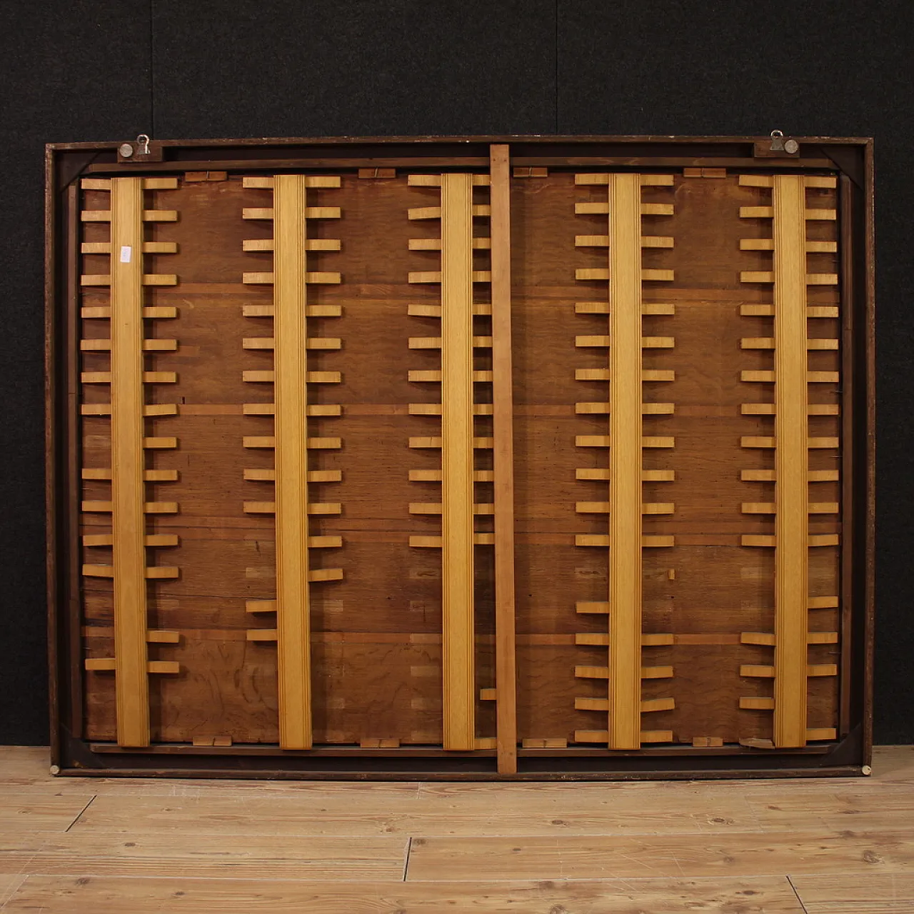 Vocazione di S. Matteo, dipinto fiammingo su tavola, '600 7