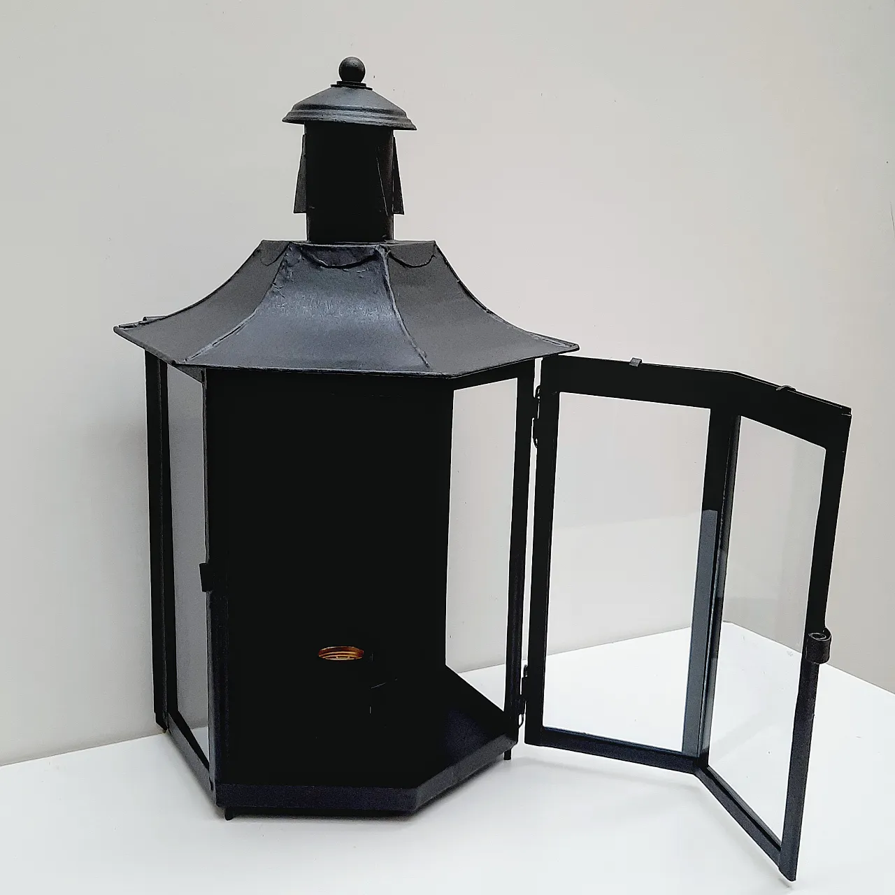 Pentagonal wall lamp, 19th century 4