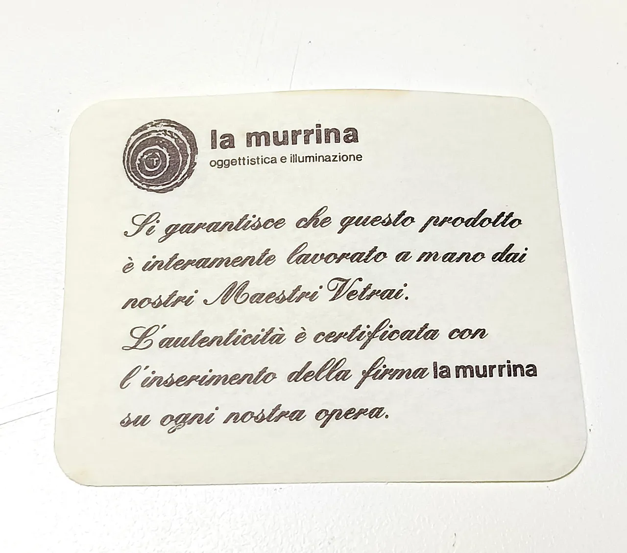 6 bicchieri da cocktail con caraffa di La Murrina, anni '80 4