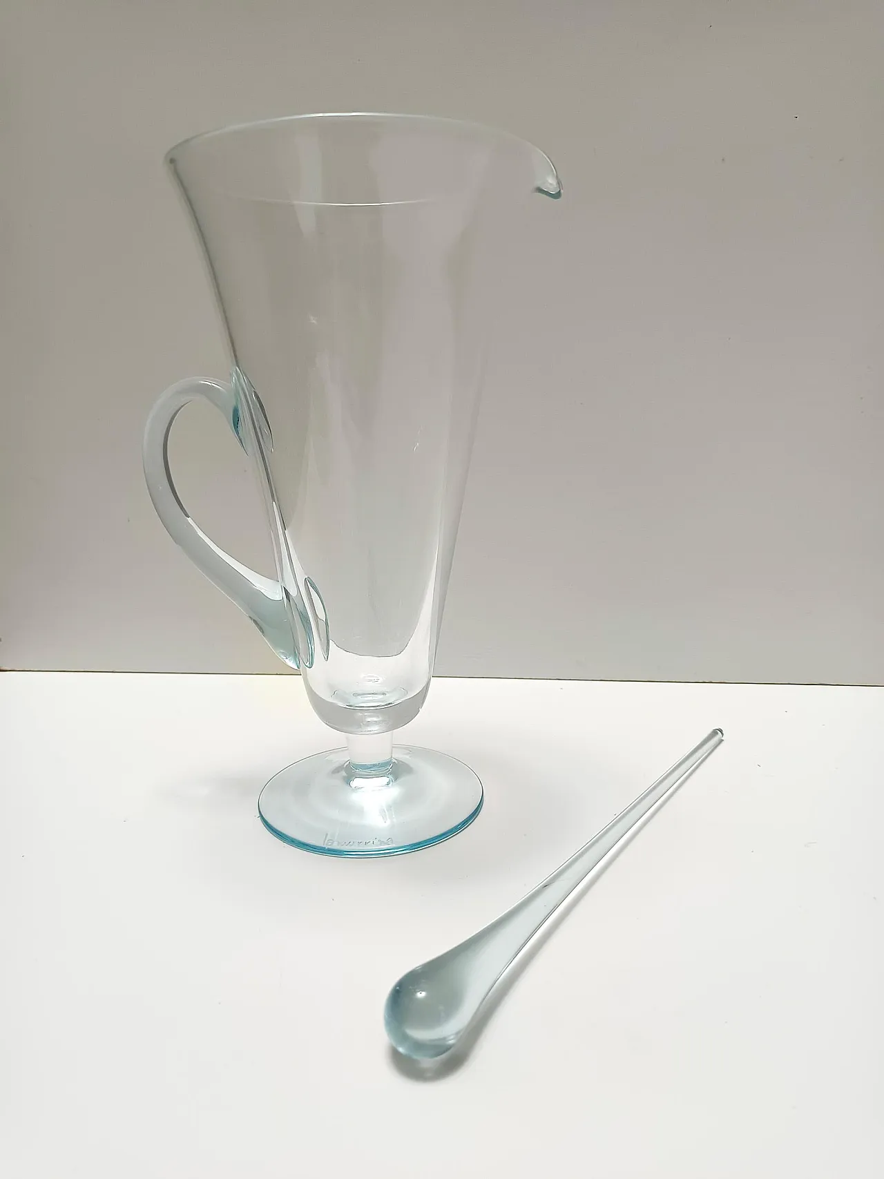 6 bicchieri da cocktail con caraffa di La Murrina, anni '80 9