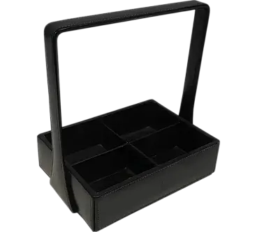 Organizer da scrivania in pelle di Jacques Adnet, anni '50