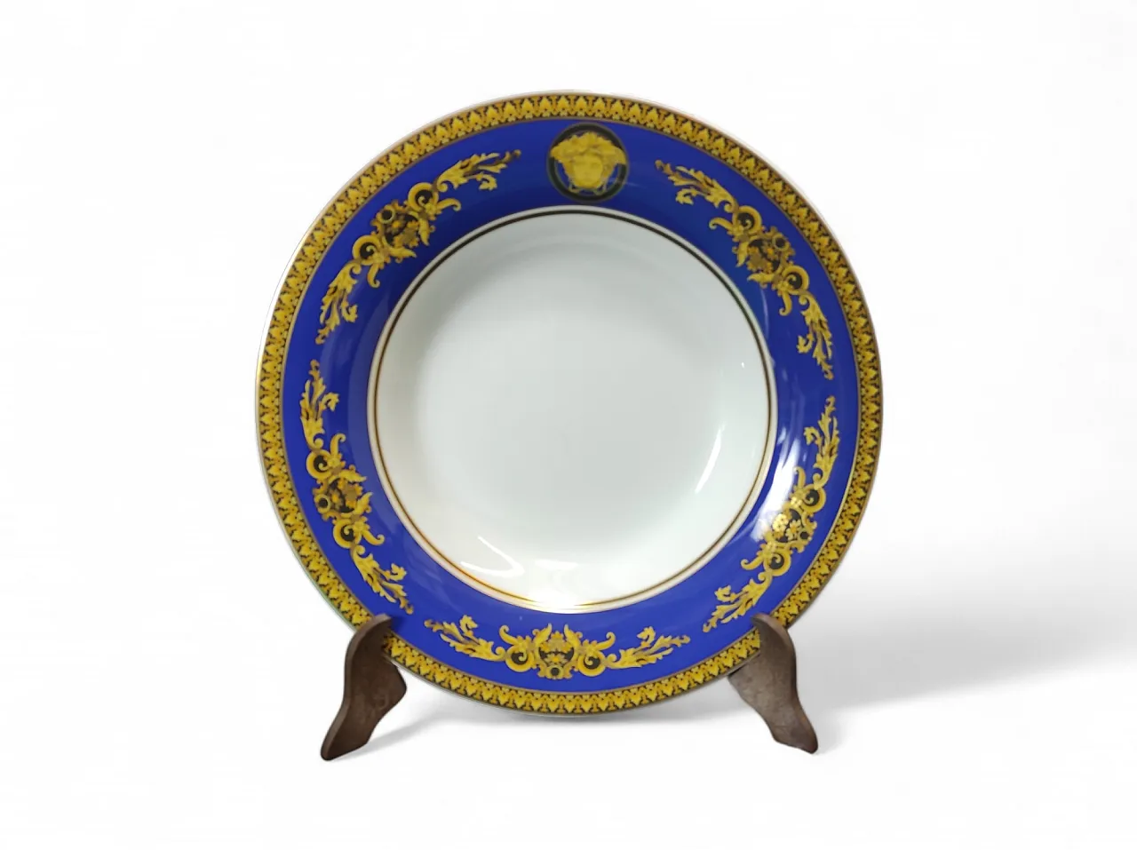 Piatto decorativo in porcellana Rosenthal x Versace anni 2000 1